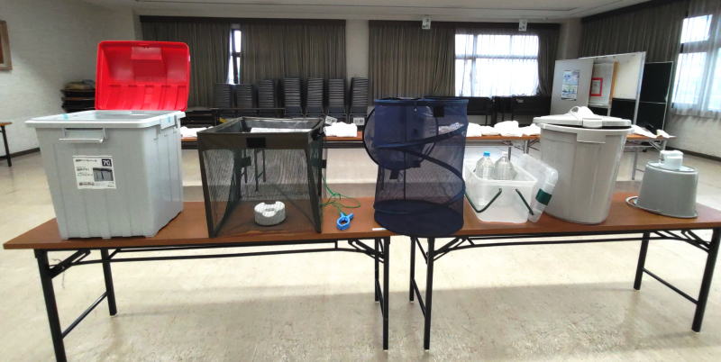 戸別用ゴミ箱の見本